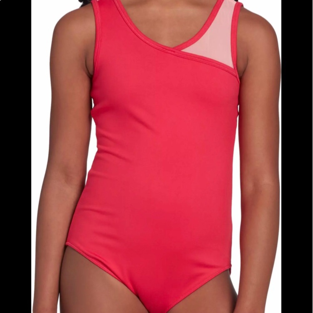 Girls XL DSG pink leotard